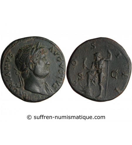 HADRIEN - SESTERCE BRONZE ROME﻿ 126