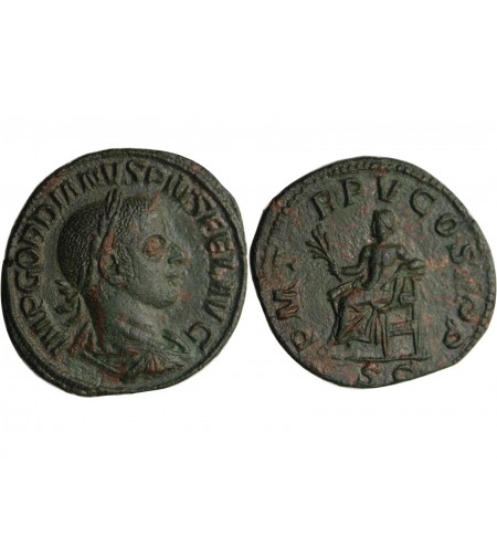 GORDIEN III - SESTERCE ROME 242