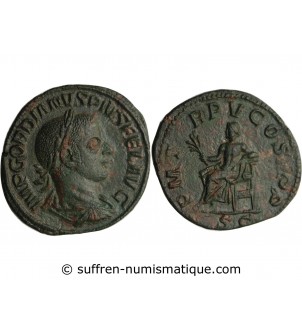 GORDIEN III - SESTERCE ROME 242