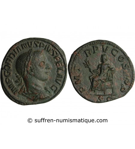 GORDIEN III - SESTERCE ROME 242