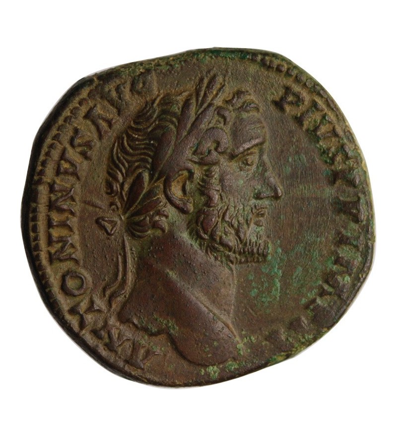 ANTONIN LE PIEUX - SESTERCE ROME 156﻿