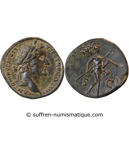 ANTONIN LE PIEUX - SESTERCE ROME 146