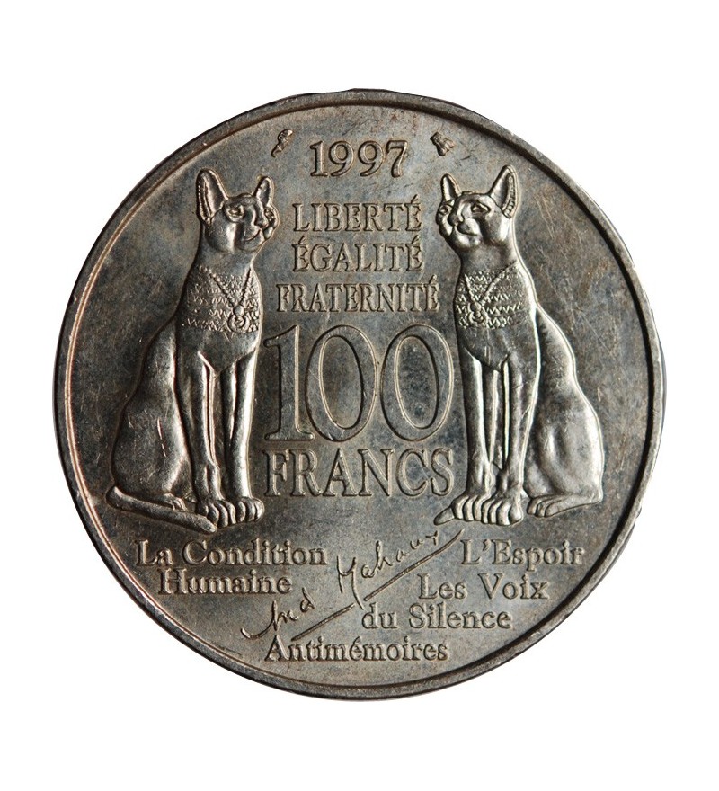 MALRAUX - 100 FRANCS ARGENT 1997