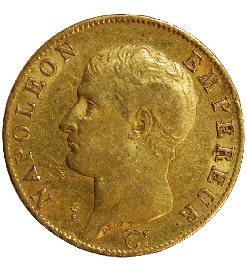 NAPOLEON Ier ﻿- 40 FRANCS OR Ier AN 14 A PARIS﻿ "calendrier révolutionnaire"