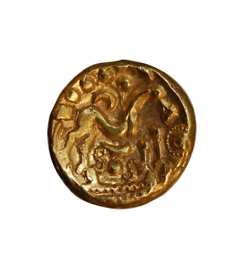 AMBIENS, REGION D'AMIENS - STATERE D'OR UNIFACE AUX ESSES