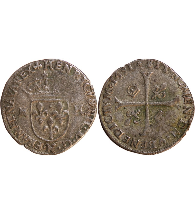 HENRI IV - DOUZAIN AUX 2 H 1593 C SAINT-LÔ