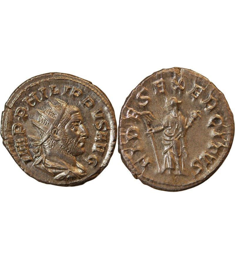 PHILIPPE Ier L'ARABE - ANTONINIEN 249 "Trésor de Saint Jean D'ardières"﻿
