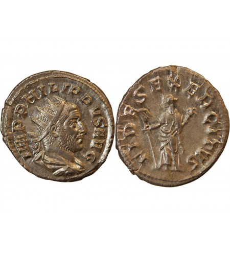 PHILIPPE Ier L'ARABE - ANTONINIEN 249 "Trésor de Saint Jean D'ardières"﻿