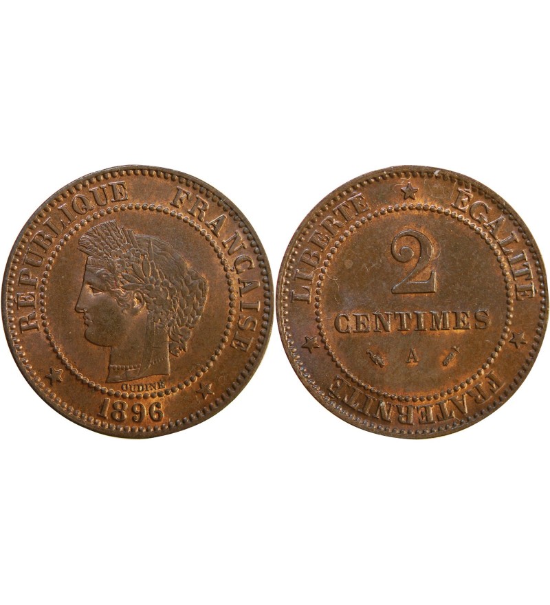CERES - 2 CENTIMES 1896 A PARIS﻿