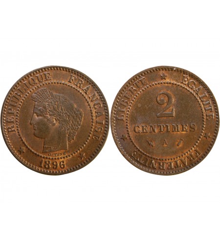 CERES - 2 CENTIMES 1896 A PARIS﻿