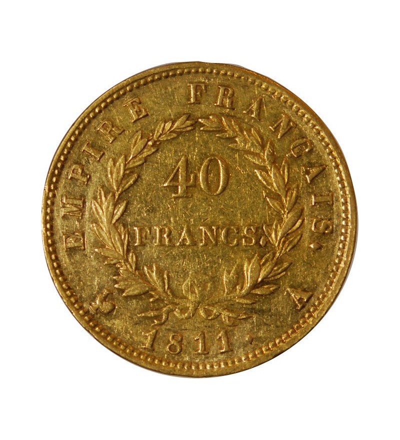 NAPOLEON Ier﻿ - 40 FRANCS OR 1811 A PARIS