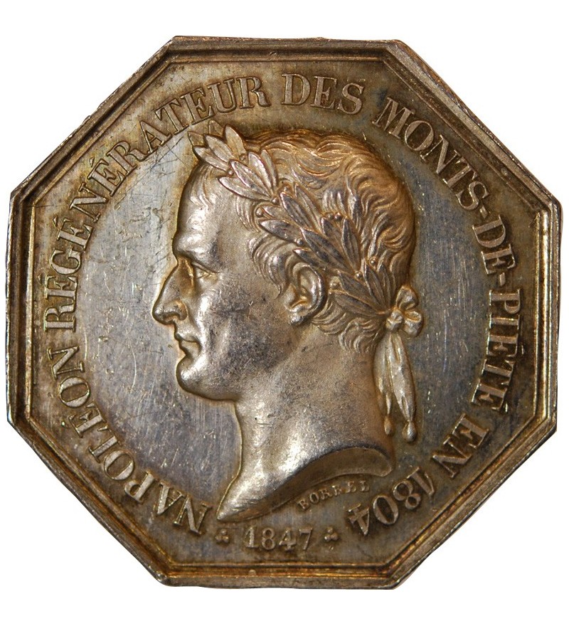 ROUEN, MONT DE PIETE - JETON ARGENT 1847