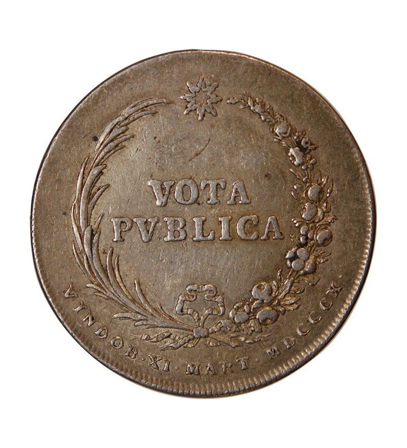 MARIAGE, NAPOLEON Ier & MARIE-LOUISE - JETON ARGENT 1810