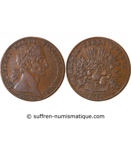 LOUIS XIII, Naissance de LOUIS XIV - JETON 1638