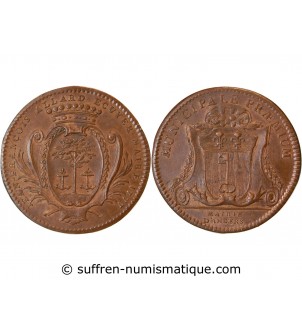 MAIRE D'ANGERS, Jean François Allard - JETON Cuivre 1777