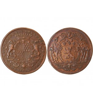 LYON, CONSULAT DE LYON, Camille Perrichon - JETON Cuivre 1735 2