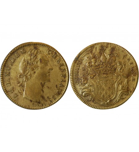 ETATS D'ARTOIS, LOUIS XV - JETON Laiton Emission de 1756