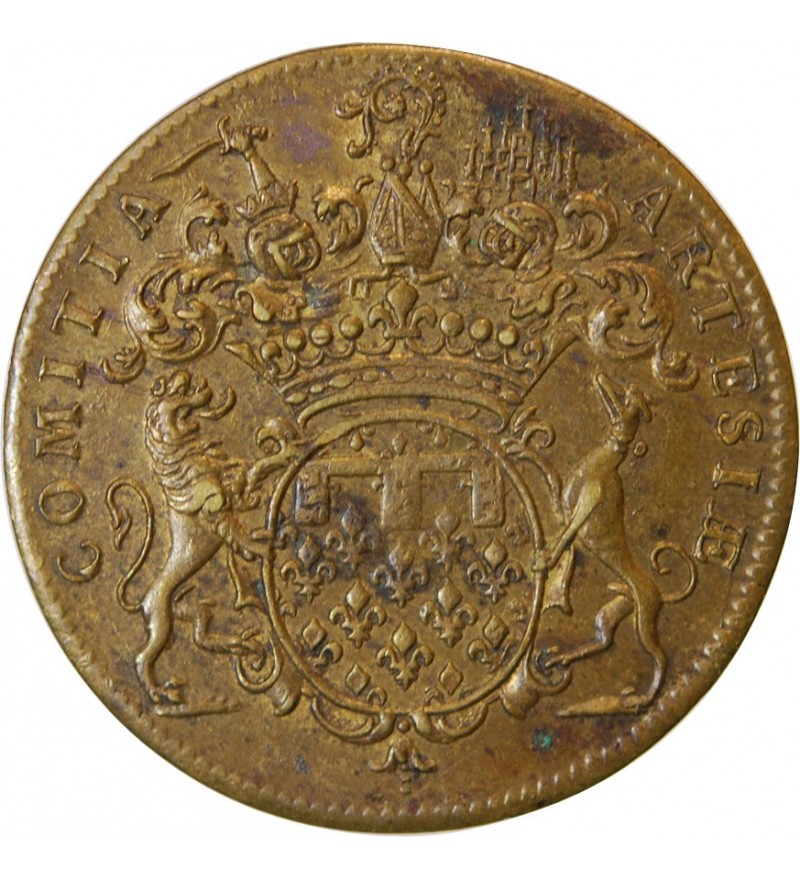 ETATS D'ARTOIS, LOUIS XV - JETON Laiton Emission de 1731