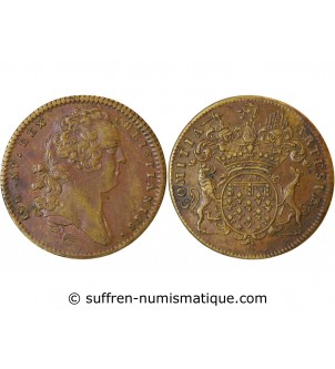 ETATS D'ARTOIS, LOUIS XV - JETON Laiton Emission de 1732