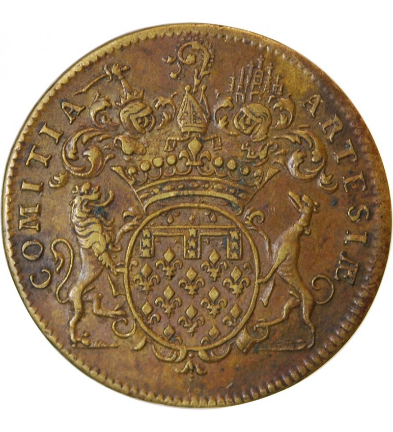 ETATS D'ARTOIS, LOUIS XV - JETON Laiton Emission de 1732