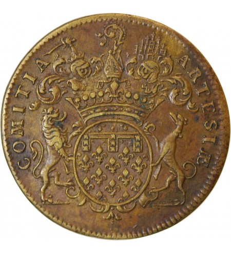 ETATS D'ARTOIS, LOUIS XV - JETON Laiton Emission de 1732