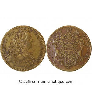 ETATS D'ARTOIS, LOUIS XV - JETON Laiton Emission de 1724