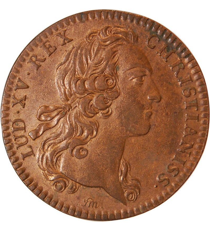 TRESOR ROYAL, LOUIS XV - JETON Cuivre 1742