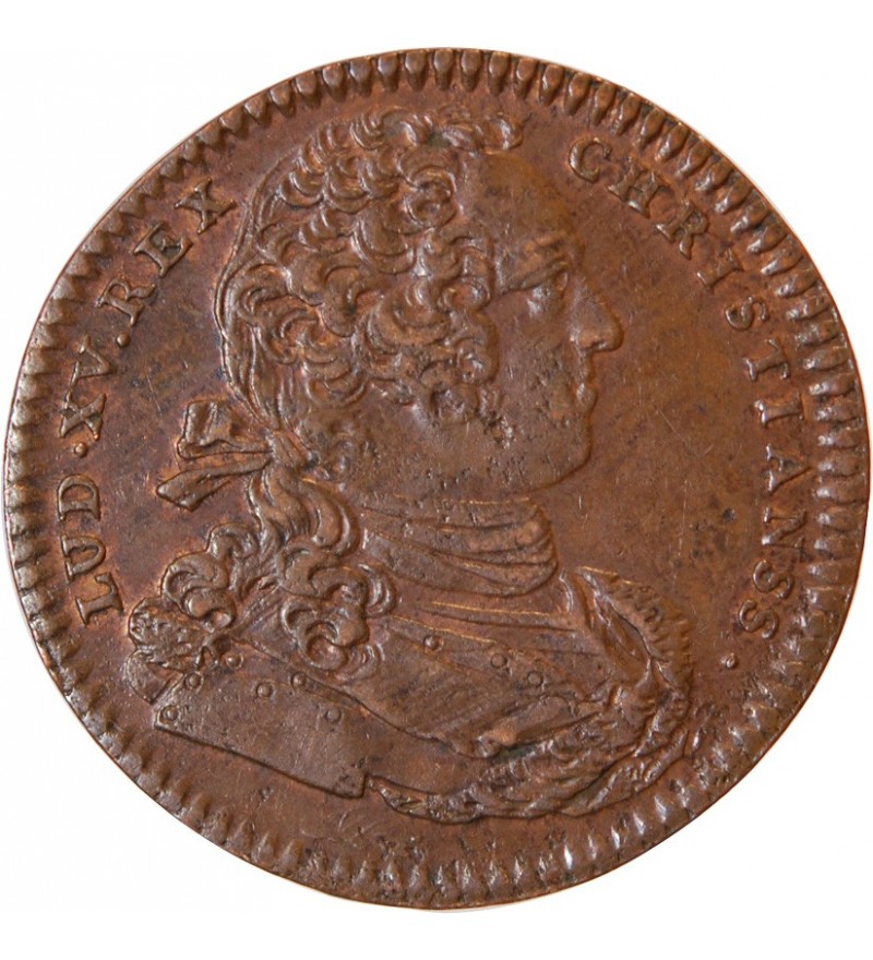 BATIMENTS DU ROI, LOUIS XV - JETON 1738