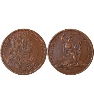 BATIMENTS DU ROI, LOUIS XV - JETON 1738 2