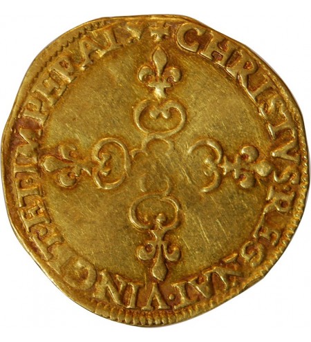 HENRI III - ECU D'OR AU SOLEIL 1578 O RION