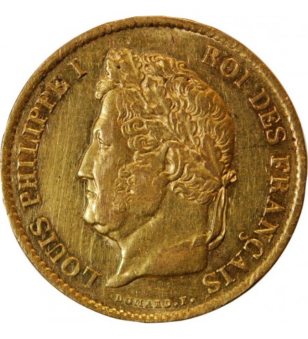 LOUIS PHILIPPE﻿ - 40 FRANCS OR 1834 A PARIS﻿