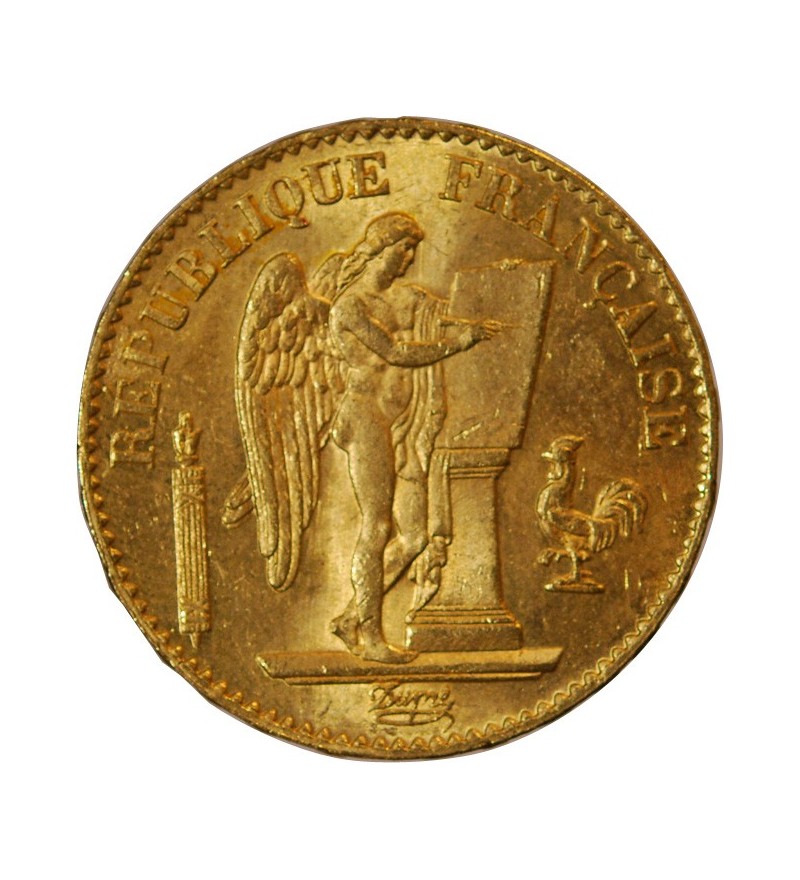 GENIE - 20 FRANCS OR 1874 A PARIS﻿