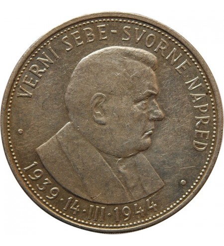 SLOVAQUIE - 50 KORUN ARGENT 1944