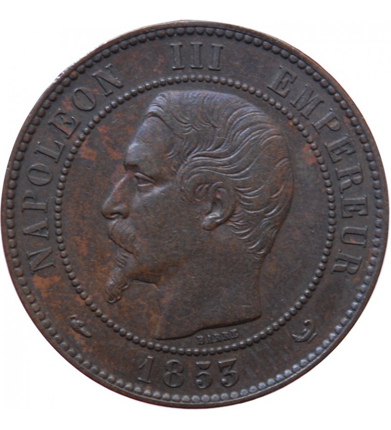 NAPOLEON III, Visite Impériale de Lille - Module de10 Centimes 23 et 24 Septembre 1853