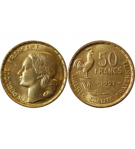 GUIRAUD - 50 FRANCS 1951 B﻿