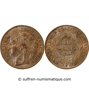 CERES ﻿- 50 CENTIMES ARGENT 1887 A PARIS