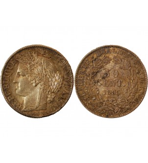 CERES ﻿- 50 CENTIMES ARGENT 1895 A PARIS 2