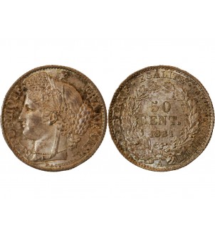 CERES ﻿- 50 CENTIMES ARGENT 1881 A PARIS 2