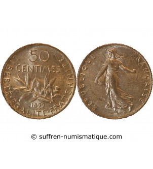 SEMEUSE - 50 CENTIMES ARGENT 1899