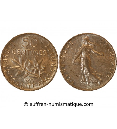 SEMEUSE - 50 CENTIMES ARGENT 1899