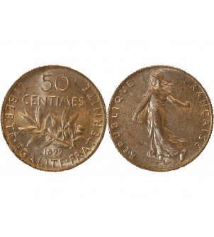 SEMEUSE - 50 CENTIMES ARGENT 1899 2