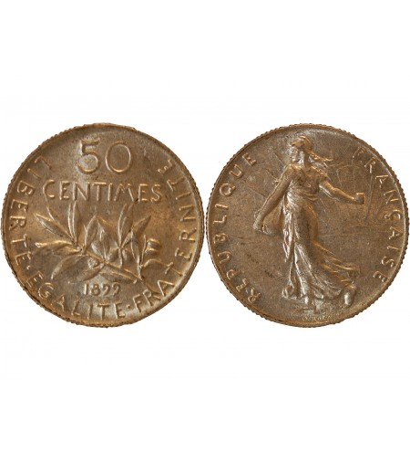 SEMEUSE - 50 CENTIMES ARGENT 1899