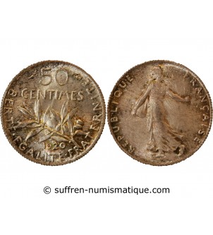 SEMEUSE - 50 CENTIMES ARGENT 1920
