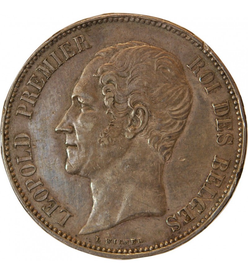 BELGIQUE, LEOPOLD - 5 FRANCS MARAIGE DU DUC DE BRABANT 21-22 AOUT 1853
