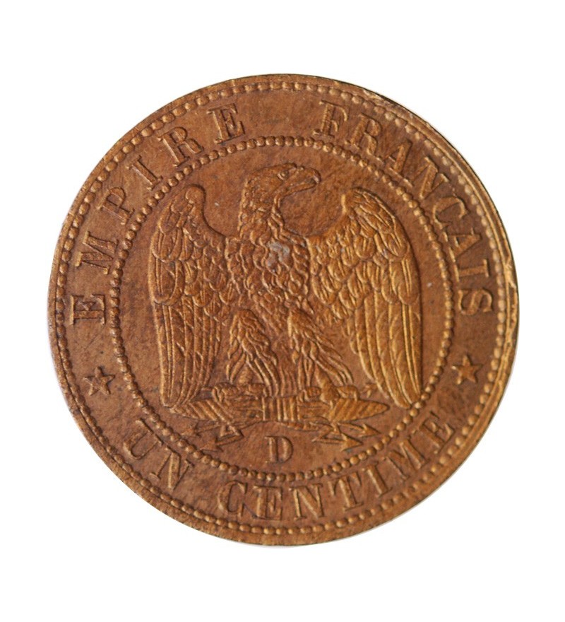 NAPOLEON III - 1 CENTIME NAPOLEON III 1853 D LYON