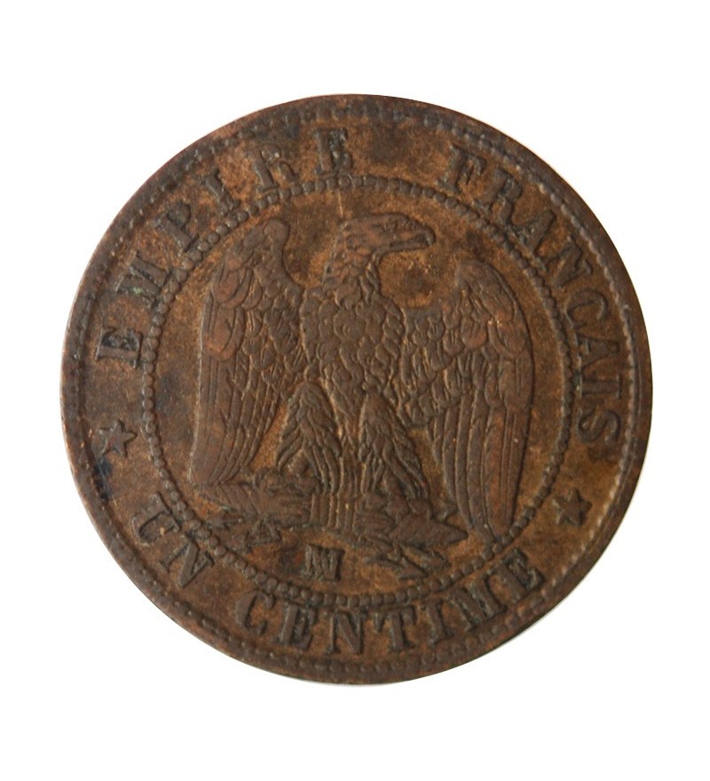 NAPOLEON III - 1 CENTIME NAPOLEON III 1857 MA MARSEILLE
