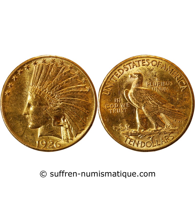 USA, INDIEN - 10 DOLLARS OR 1926 PHILADELPHIE