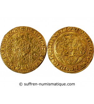 CHARLES VII - ROYAL D'OR LIMOGES 1422 / 1461