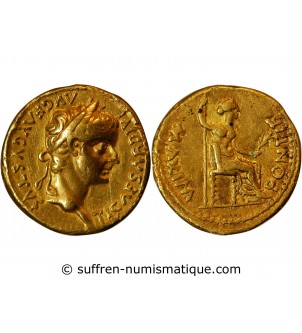 TIBERE - AUREUS OR 22 / 27