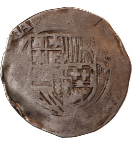 MEXIQUE, PHILIPPE II - 1 REAL ARGENT 1556 / 1598 MEXICO